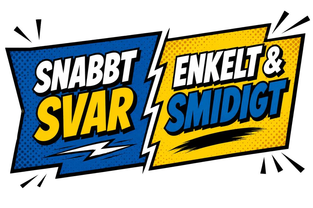 Snabbt svar — enkelt & smidigt